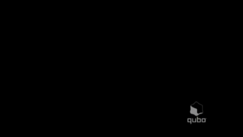 A black screen with the Qubo logo at the bottom right hand corner before the station ceased operations on February 28th, 2021.